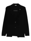 Manuel Ritz Single-breasted Blazer In Black