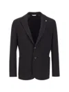 Manuel Ritz Single-breasted Blazer In Black
