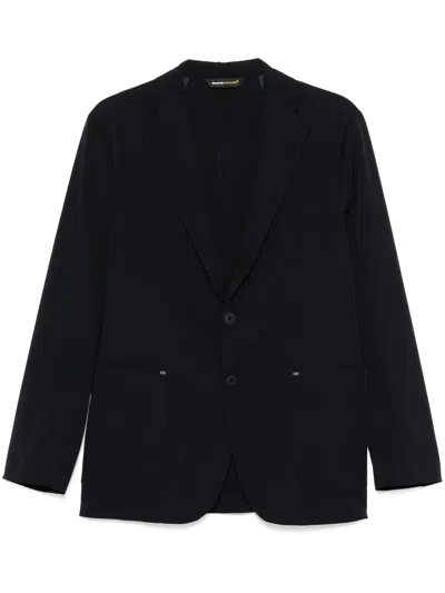 Manuel Ritz Single-breasted Blazer In Blue