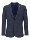 Manuel Ritz Single-breasted Blazer In Blue