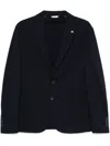 Manuel Ritz Single-breasted Blazer In Blue