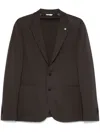 Manuel Ritz Single-breasted Blazer In Green
