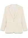 Manuel Ritz Single-breasted Blazer In Neutrals