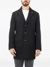 Manuel Ritz Single-breasted Coat In Black