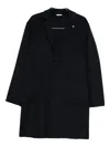 Manuel Ritz Single-breasted Coat In Black