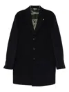 Manuel Ritz Single-breasted Coat In Black