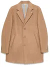 Manuel Ritz Single-breasted Coat In Brown