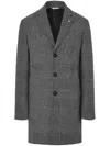 Manuel Ritz Single-breasted Coat In Grey