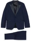 Manuel Ritz Single-breasted Suit In Blue