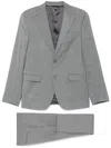 Manuel Ritz Single-breasted Suit In Grey