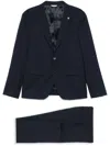 Manuel Ritz Single-breasted Two-piece Suit In Black