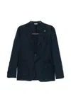Manuel Ritz Single-breasted Blazer In Blue