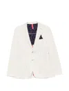 Manuel Ritz Single-breasted Blazer In White