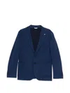 Manuel Ritz Single-breasted Jacket In Blue