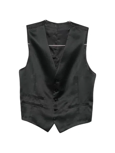 Manuel Ritz Single-breasted Waistcoat In Black