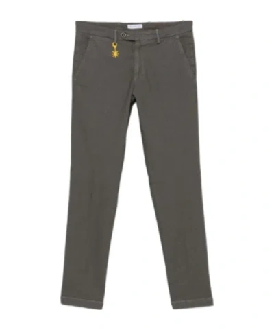 MANUEL RITZ SLIM-CUT CHINO TROUSERS