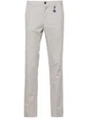Manuel Ritz Slim-fit Chino Trousers In Grey