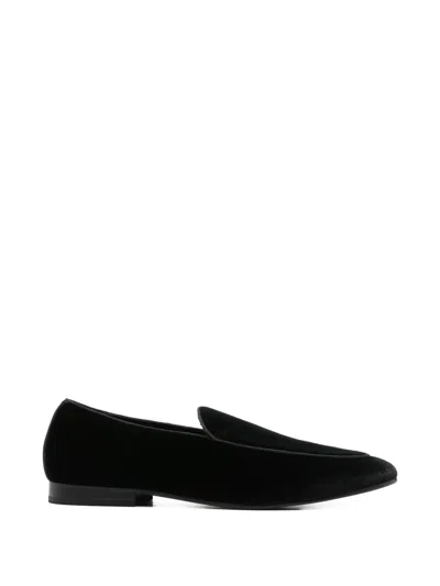 Manuel Ritz Loafer Aus Glattem Samt In Black