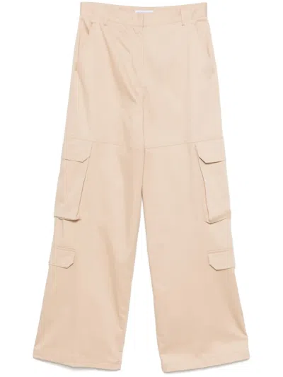 Manuel Ritz Straight Cargo Pants In Brown