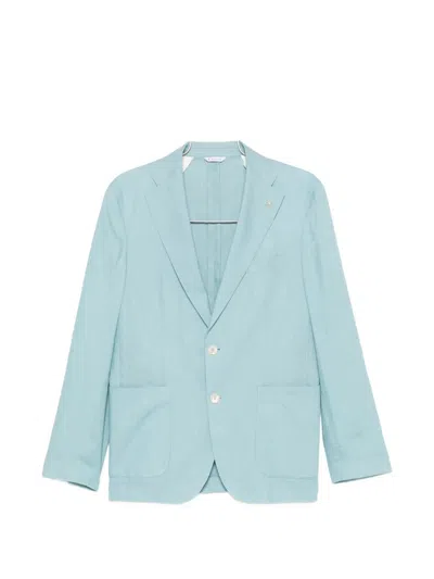 Manuel Ritz Straight-leg Suit In Blue