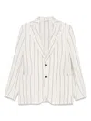 Manuel Ritz Lightweight Front Button Jacket With Patch Pockets For Men In Neutrals
