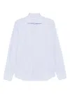 Manuel Ritz Striped Cotton Shirt In White