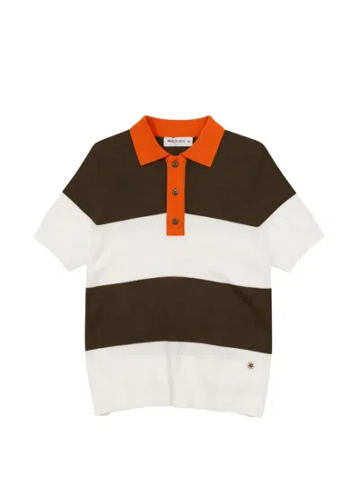 Manuel Ritz Kids' Striped Polo Shirt In Multi