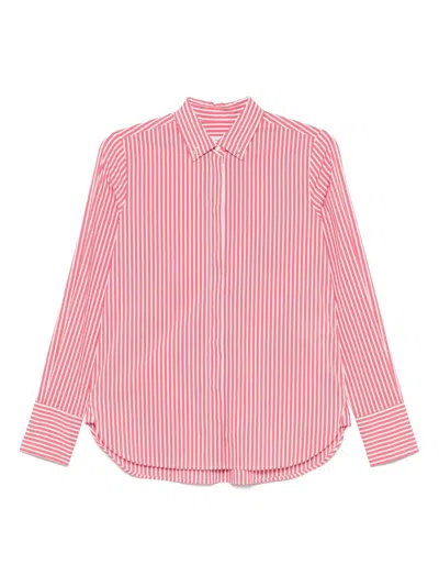 Manuel Ritz Striped Shirt In Red