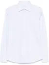 Manuel Ritz Logo-embroidered Shirt In Blau