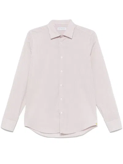 Manuel Ritz Striped Shirt In Pink