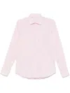 Manuel Ritz Striped Shirt In Pink