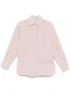 Manuel Ritz Striped Shirt In Pink