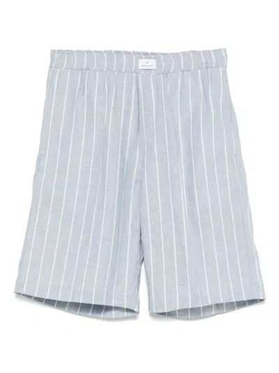 Manuel Ritz Kids' Striped Shorts In Light Blue
