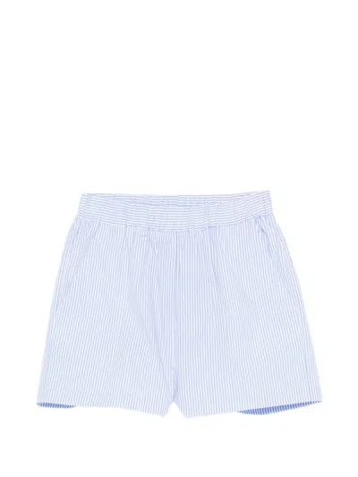 Manuel Ritz Striped Shorts In Blue