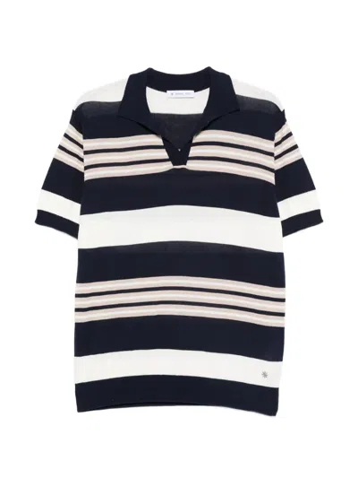 Manuel Ritz Gestreiftes Oberteil In Brown