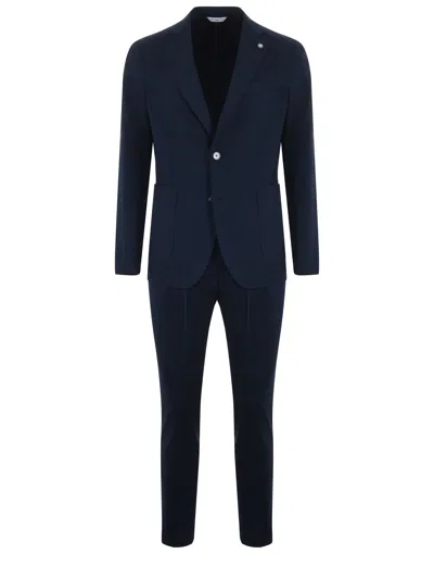 Manuel Ritz Suit In Blu Scuro