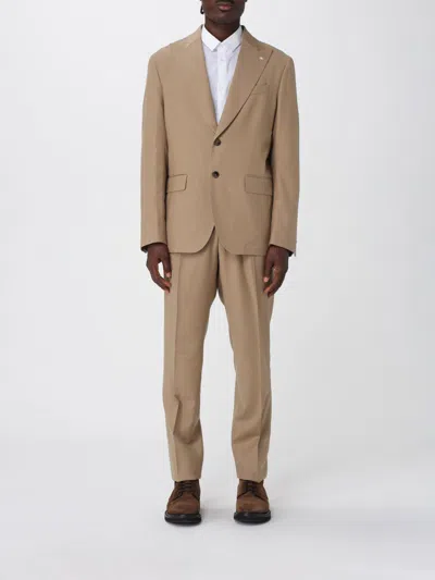 Manuel Ritz Suit  Men Color Beige In Multi