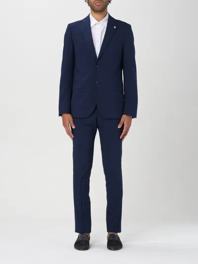 Manuel Ritz Suit  Men Color Blue 1