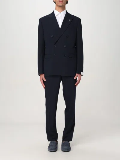 Manuel Ritz Suit  Men Color Blue