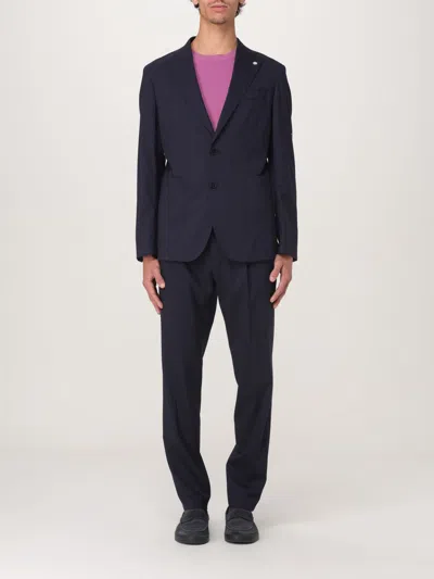 Manuel Ritz Suit  Men Color Blue
