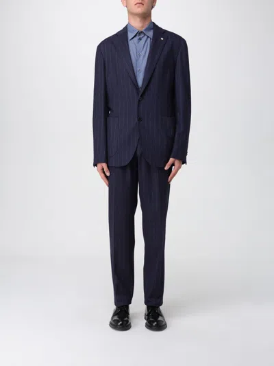 Manuel Ritz Suit  Men Color Blue