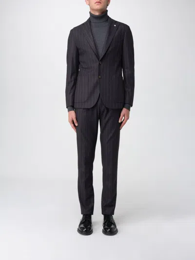 Manuel Ritz Suit  Men Color Brown In Multi