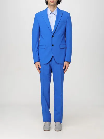 Manuel Ritz Suit  Men Color Gnawed Blue