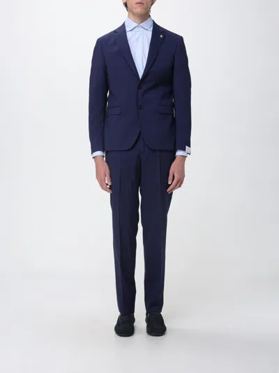 Manuel Ritz Suit Men In Blue