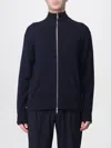 Manuel Ritz Full-zip Cardigan In Blue