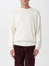 Manuel Ritz Sweater  Men Color Yellow Cream In White