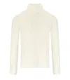 Manuel Ritz Cream Turtleneck Jumper In White
