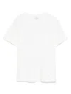 Manuel Ritz Logo-embroidered T-shirt In White