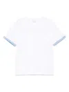 Manuel Ritz Contrasting-trim T-shirt In White