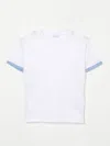 Manuel Ritz Contrasting-trim T-shirt In White
